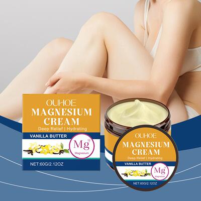 OUHOE Vanilla Body Soothing Magnesium Cream - A gentle, cari
