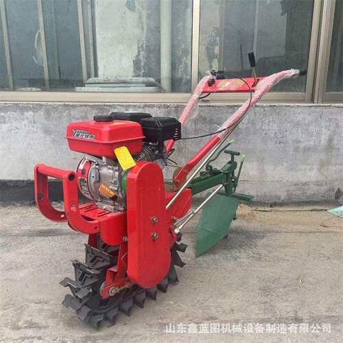 小型山地丘陵开荒耕种履带式微耕机 窄机身农作物行间除草追机