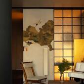 新中式 禅意山水壁纸覆古轻奢客厅墙纸墙布电视背景墙定制壁布壁画