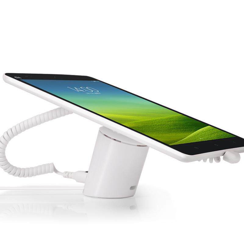 圆柱防盗报警器，红外遥控智能手机防盗器，安卓手机防盗器展示架