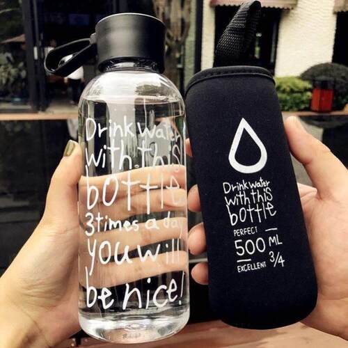 fitness space cup plastic water bottle male sport bottle水杯