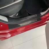 凌度L门槛踏板后护板内门槛条 碳纤维迎宾踏板 大众凌渡L改装 专用