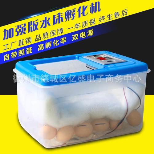 塑料水床孵化机家用小型多功能鸡鸭鹅鹦鹉孵化器20枚32枚孵化箱