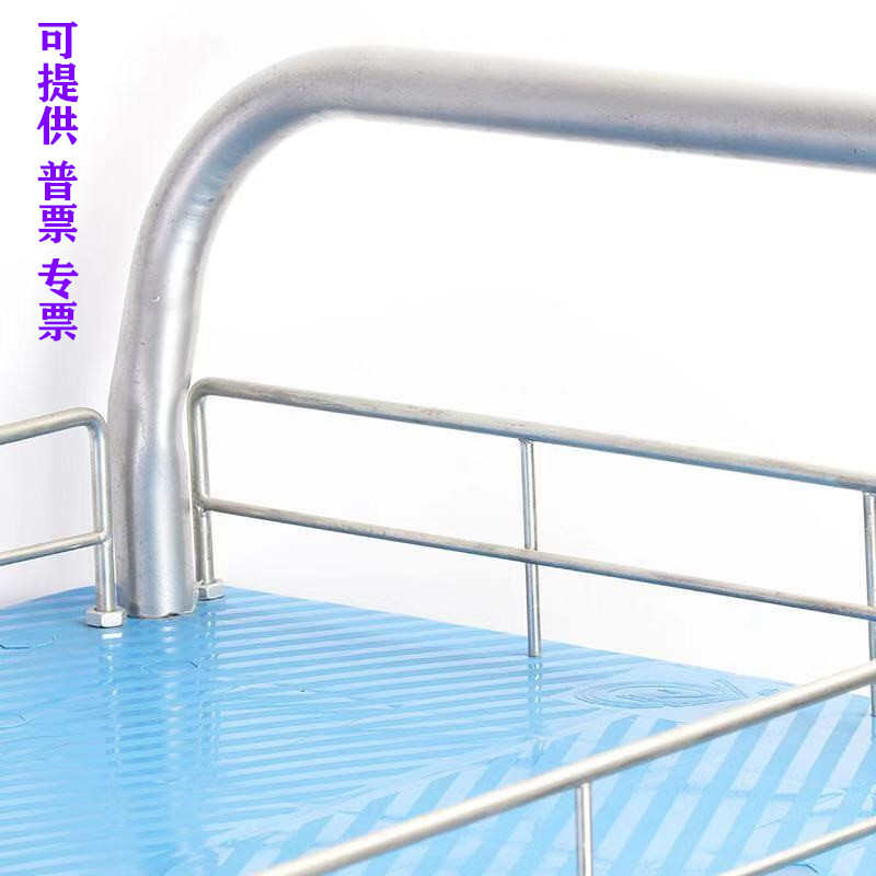 双层平板车静音手推车推货车工具车四轮小拉车推车仓库拖车搬运车
