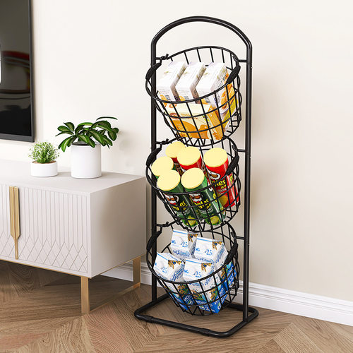 厨房水果蔬菜篮子置物架多功能拐角转角落地多层葱姜蒜土豆收纳筐