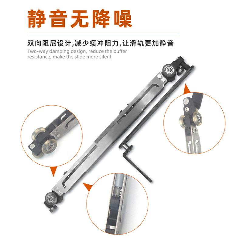 家用隐形拉推门电视无品牌/轨道办公衣帽柜间吊移轮五金内推巴士