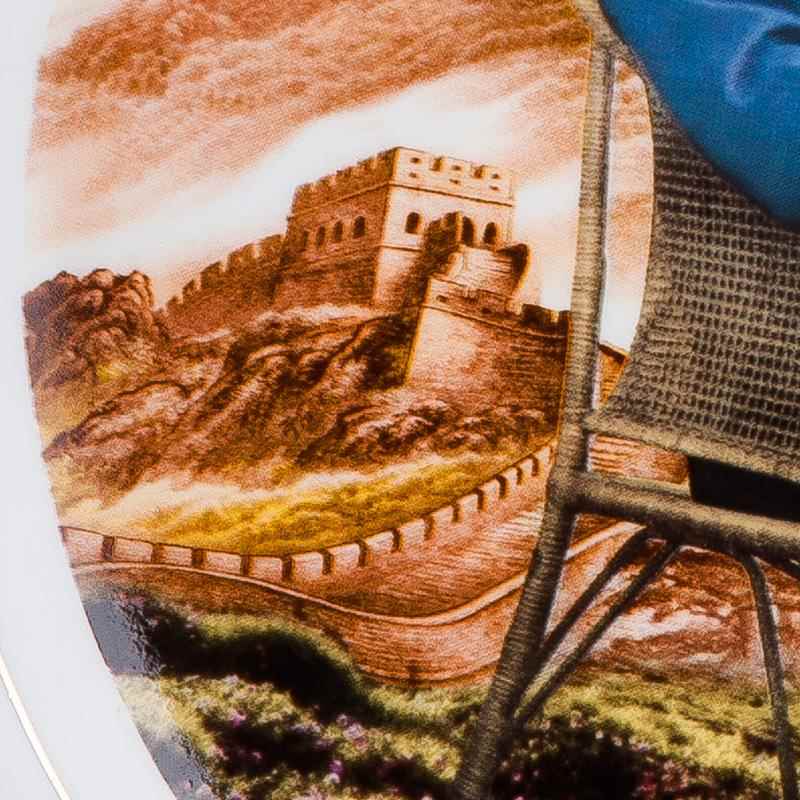 伟大领袖毛主席画像伟人毛泽东景德镇陶瓷器客厅办公室装饰品摆件