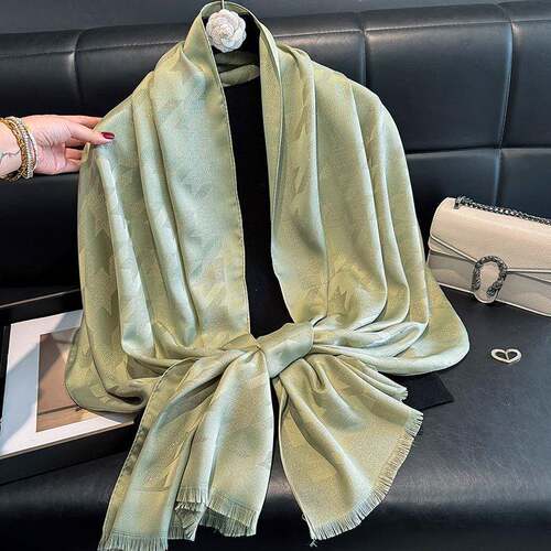 Women'S Solid Color Shawl, Fashionable Soft Comfortable
