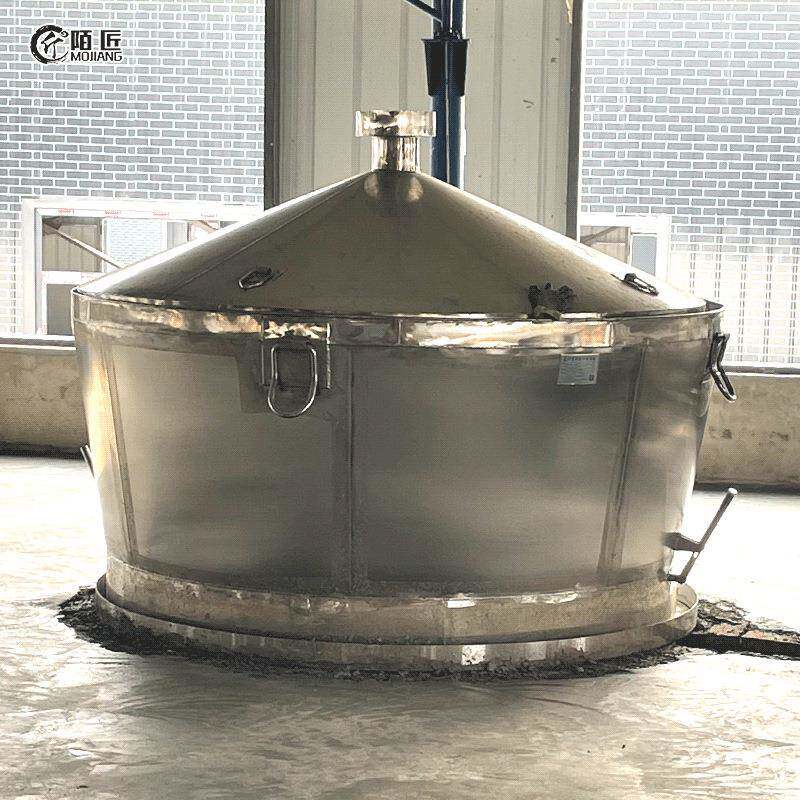 不锈钢甄酒锅酿酒全套设备白酒固态发酵甄酒锅