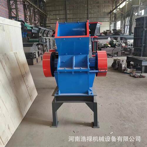 凝石灰石辉岩锤式碎PC400*30石机柴油碎动力锤式破碎机小型混土绿
