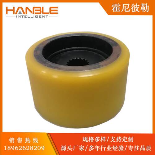 HWSHWS80-A25-F主动轮箱无轮缘包胶自动化行走轮