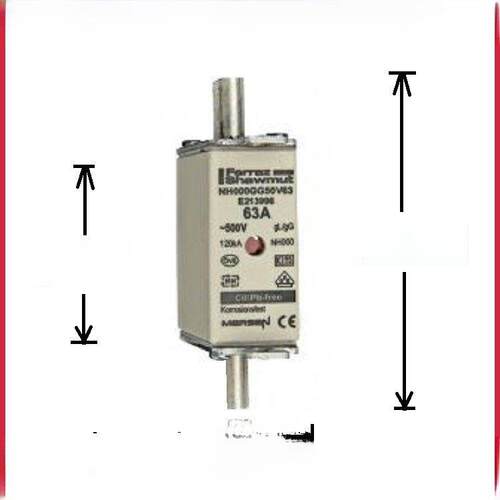 Ferraz 熔断器 NH000GG50V50 NH000GG50V63 63A NH000GG50V80 500