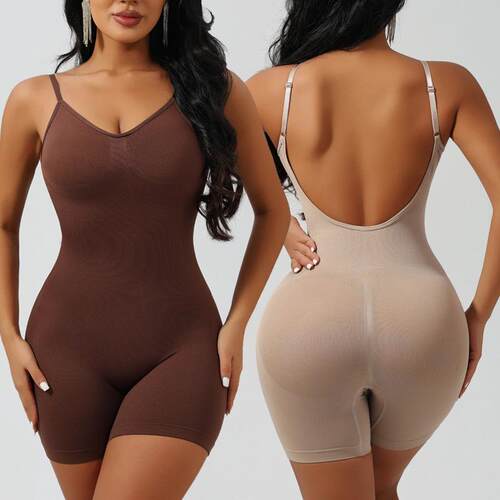One piece shapewear for women's body shaping, backless