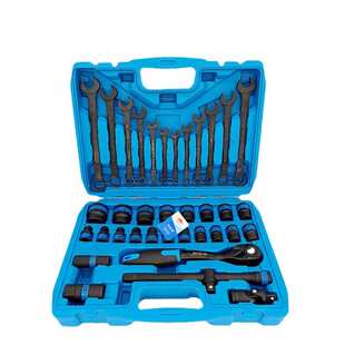 开口热销飞梅花37组合扳手两用大套管件套装工具套筒青海湖黑色