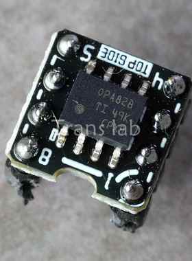 OPA828第三代 超级单运放 转双运放 （附逆天AP数据）