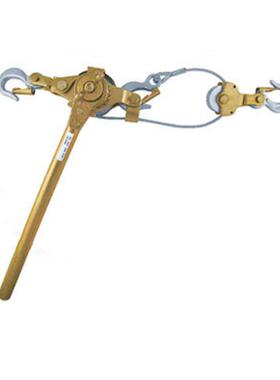 三勾式复线绝缘紧线器P1500双线负荷1.5T可正反向操作棘轮紧线器