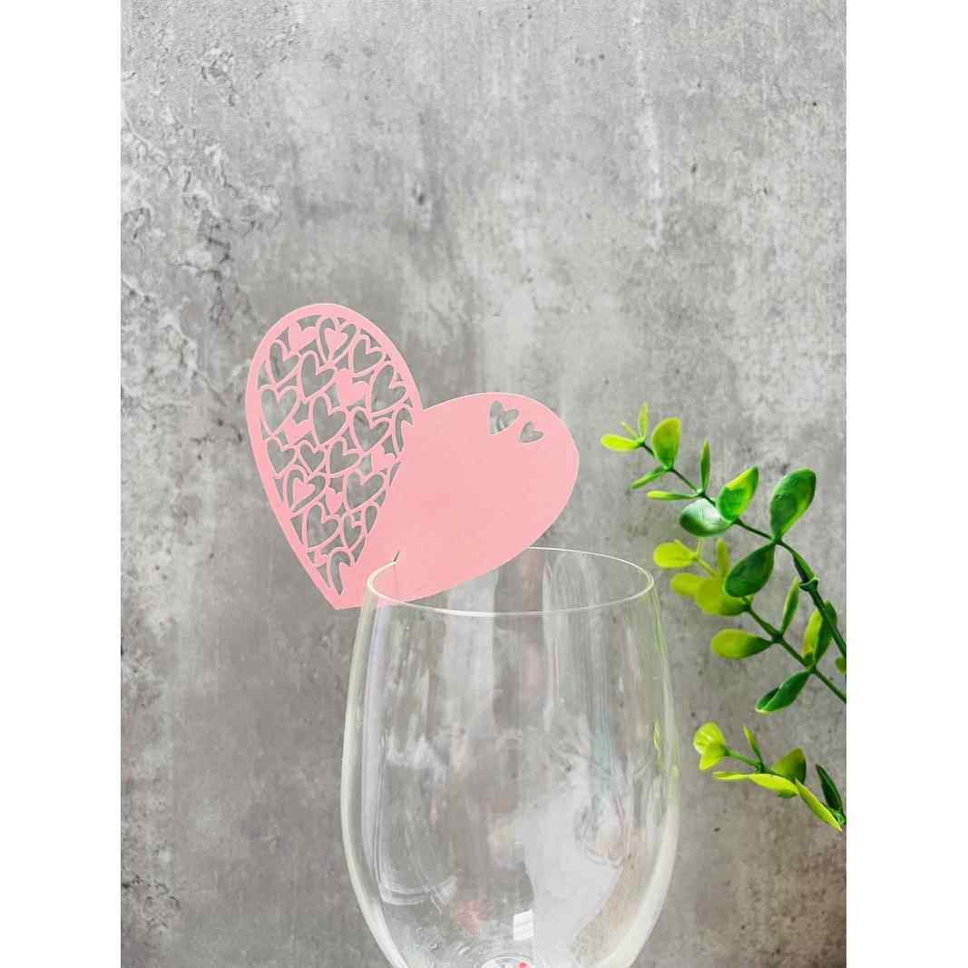 50张新款彩色爱心红酒杯卡装饰插卡婚礼宴会酒会席位卡桌卡座位卡,节庆用品/礼品,席位卡,淘宝优惠券,粉丝福利购,淘宝优惠卷