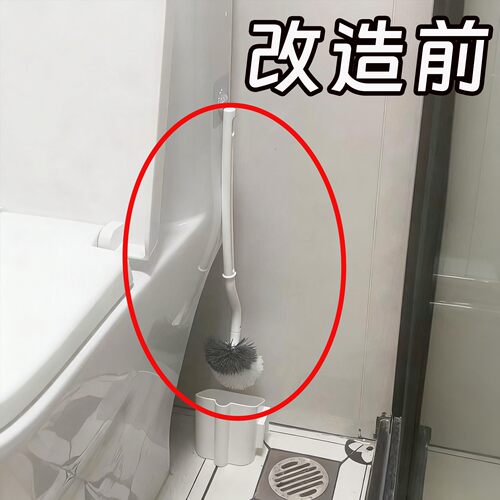 一次性马桶刷家用无死角可抛式刷头卫生间壁挂清洁神器管道清洁棒