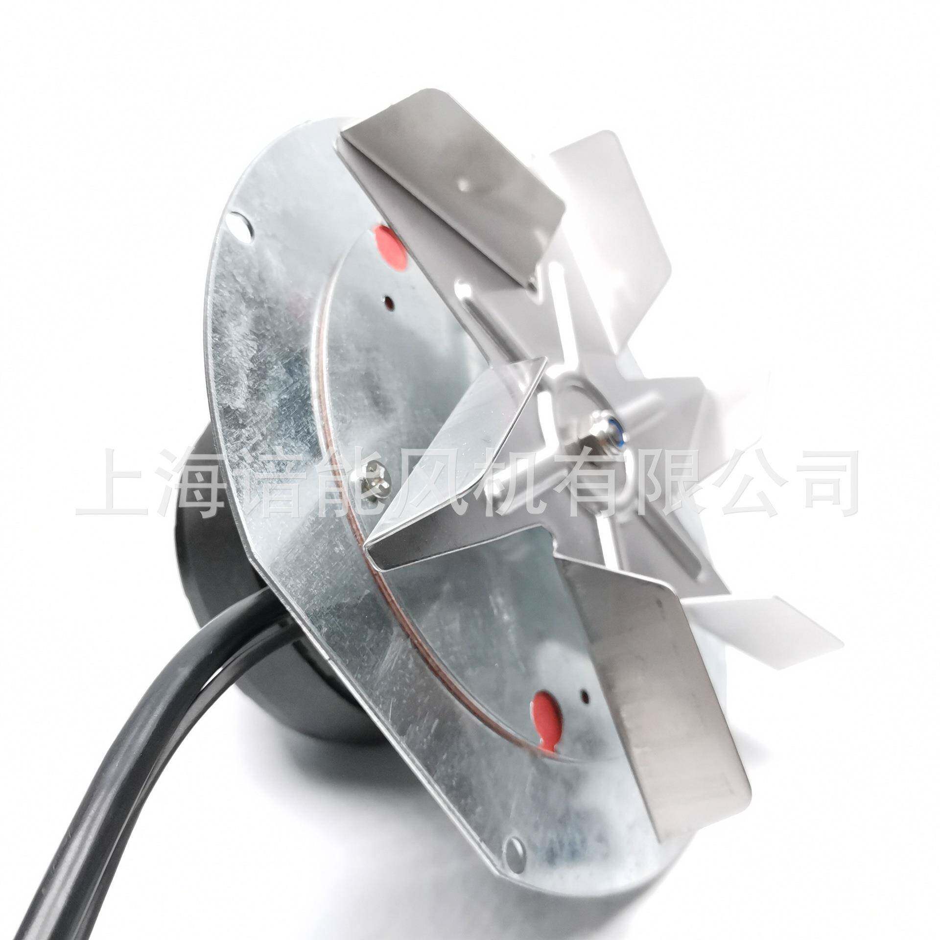 厂家直销直径127/152mm230V外转子高温壁炉风机风扇不锈钢风轮