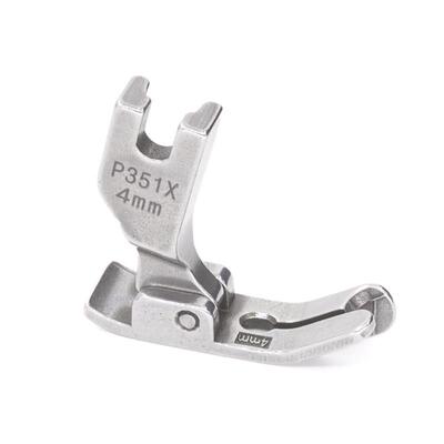 震左平板车P351X中厚料右边压脚全钢开线缝纫机压脚配件