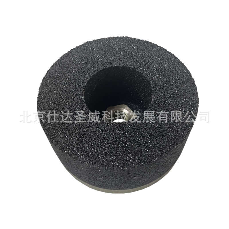 Stationway铁盖钢轨打磨砂轮铁轨仿形打磨头125*65*M20磨轮 1块