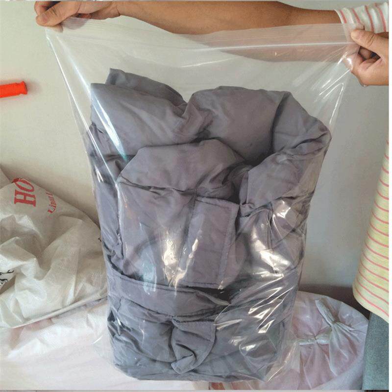 80*10090*100cm20丝特厚自封袋pe塑料胶袋加大密封袋棉被防潮袋