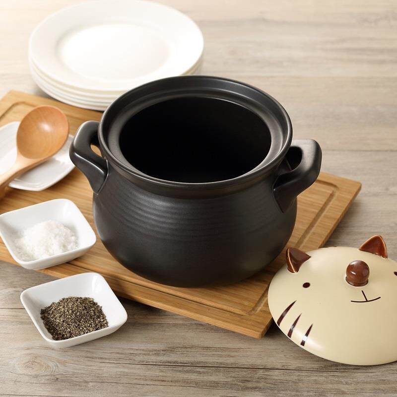 高档锅厨房炖砂锅家用陶瓷锅砂锅汤煲煲沙炖汤煲明火耐高温韩式陶