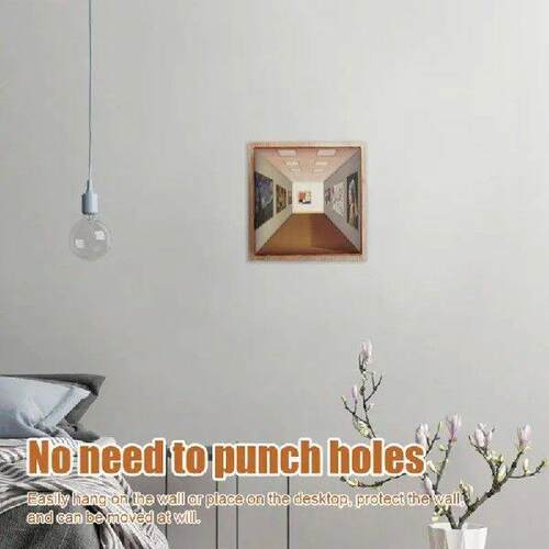 Creative 3D Naked Eye Visual Night Light Wooden Lighting