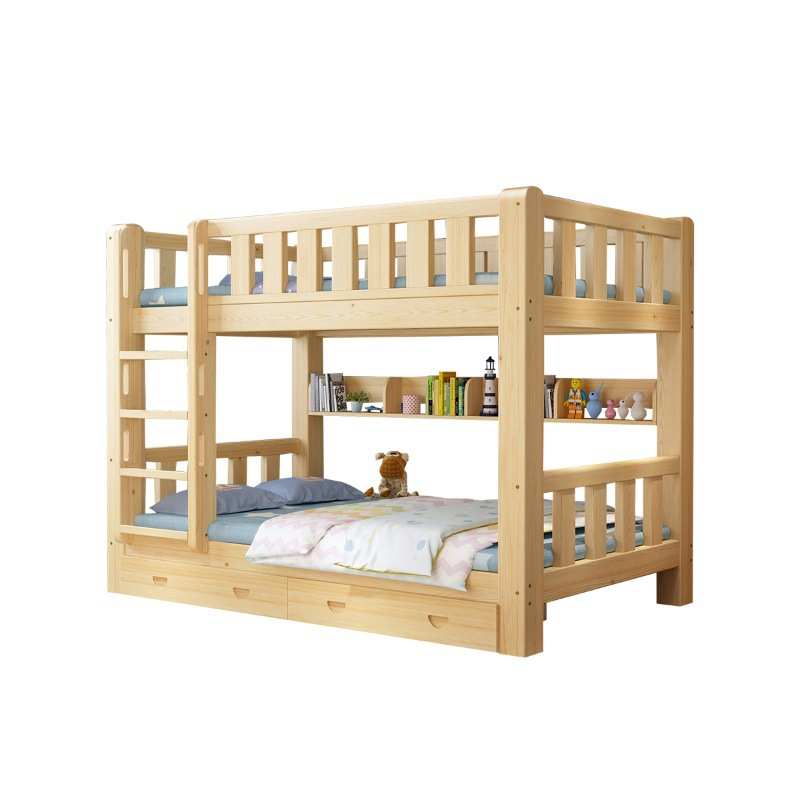 全实木成人高低床上下铺木床学校宿舍上下床双层床家用子母床两层