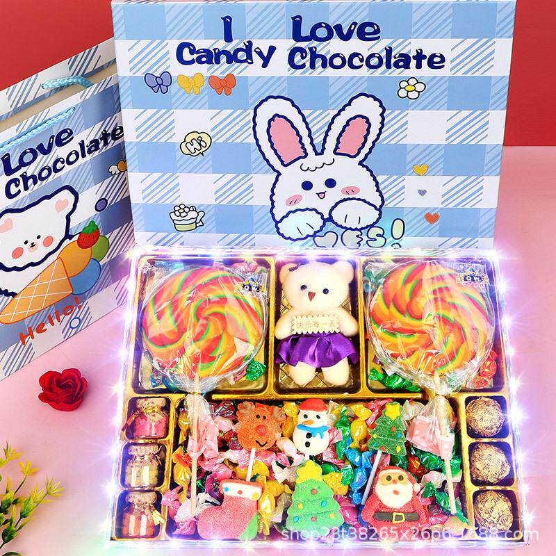 七夕情人节糖果礼物DEFU巧克力礼盒男女朋友同学生日（代可可脂）