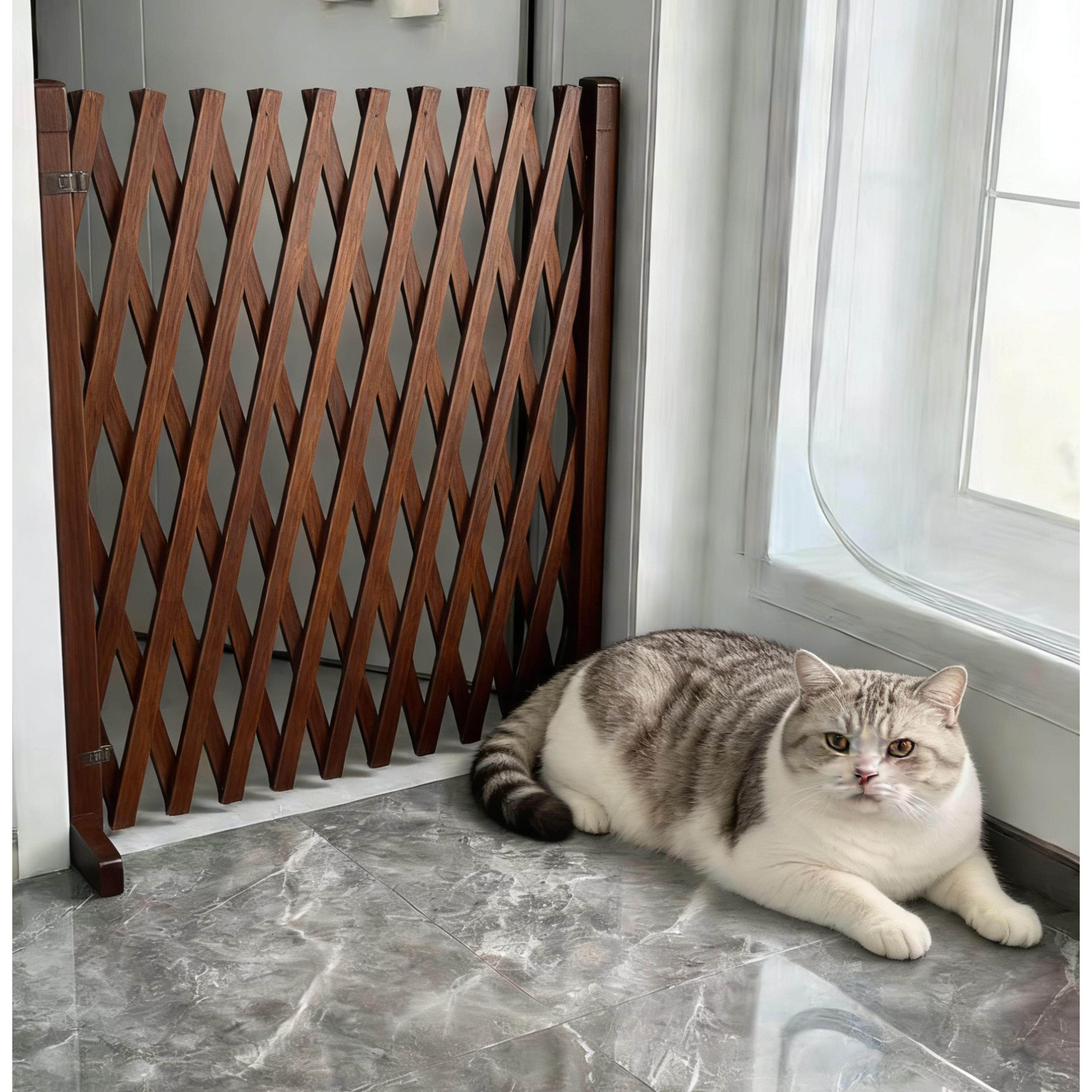 宠物栅栏狗栅栏室内家用鸡兔楼梯防护栏阻拦门防猫隔离门护栏围挡