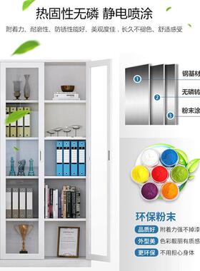 活公室桌下文件储收纳柜铁皮文件AVH柜移动办资料柜带抽屉物柜动
