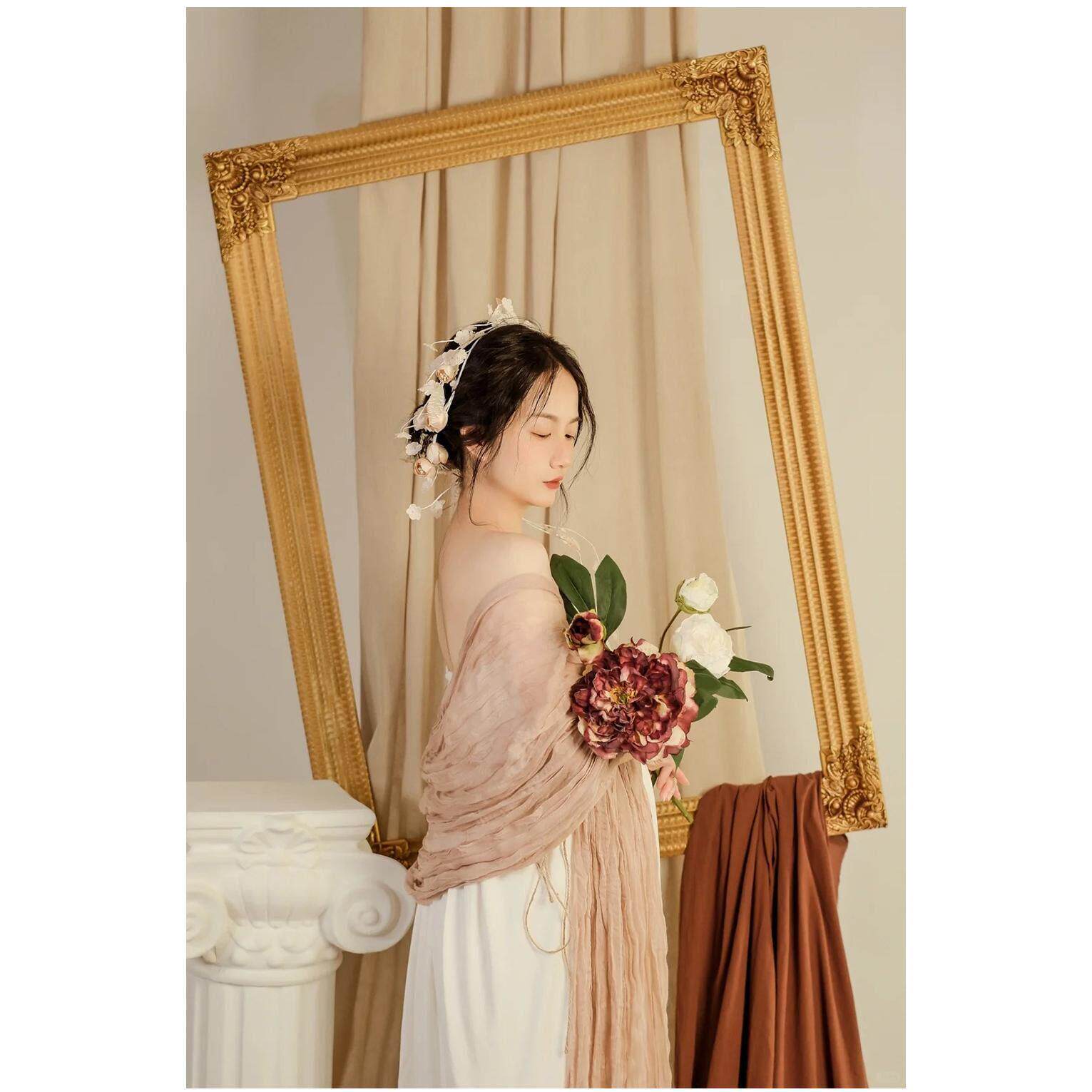 欧式覆古相框婚礼摄影背景布置装饰框拍照相框婚庆道具摆件大画