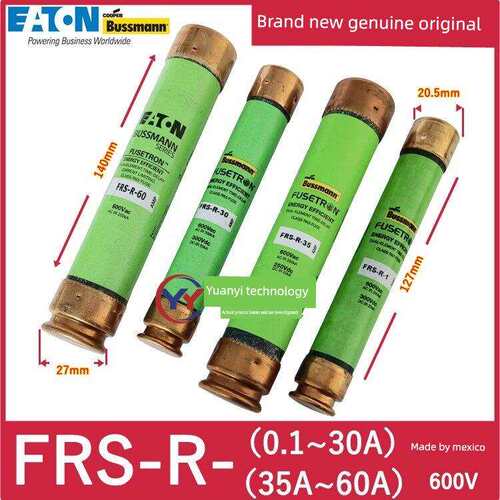 BUSSMANN熔断器FRS-R-1-2-3-4-5-6-7-8-10-12-15-20-25-30 600Vac