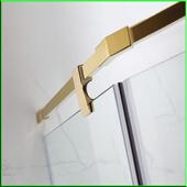 3开分04不锈钢浴室门干钢化玻璃淋浴房平门式 湿离隔断玻璃门416沐