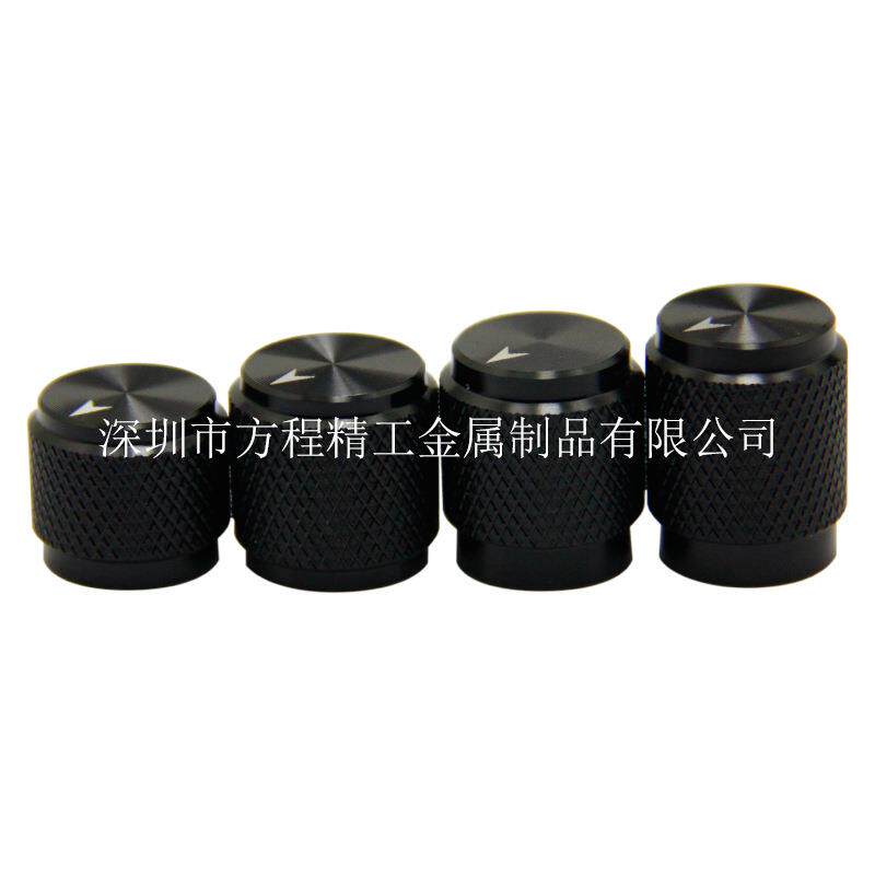 厂家直销C角网纹旋钮音响旋钮防滑旋钮内孔6mm铝合金电位器旋钮