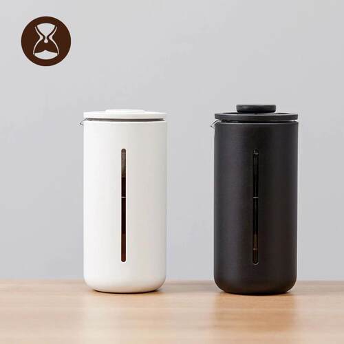 泰摩小U法压壶450ml 手冲咖啡壶冲茶器 玻璃咖啡滤杯法式滤压壶