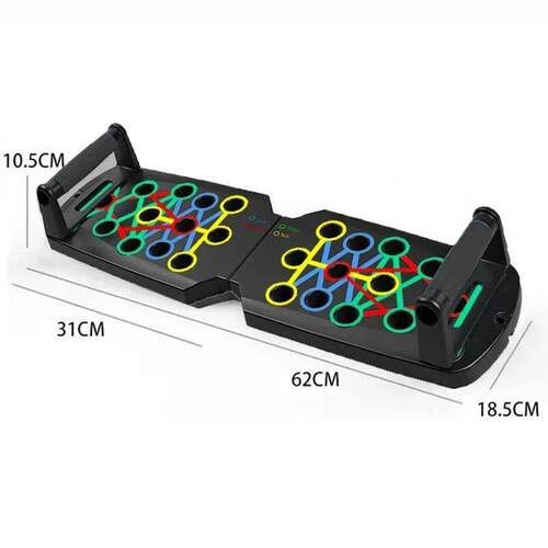 Portable Multifunctional Push-up Board Set With Handles Fold