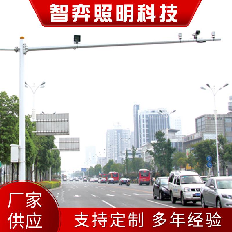 道路3.5米监控杆户外交通八角监控立杆3米小区摄像头视频监控杆