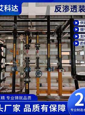 工业双级反渗透设备 处理污水中水回用系统反渗透EDI超纯水设备