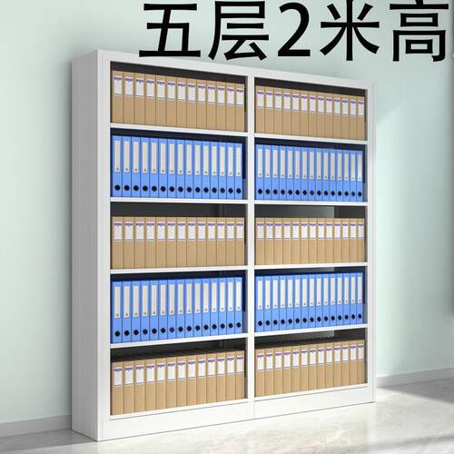 制料书架学校图览书馆阅室专用单双SC-钢制面书架钢资室档案存放