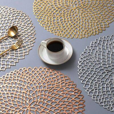 Round Coaster Insulation Table Mats Pads Plastic Table Place