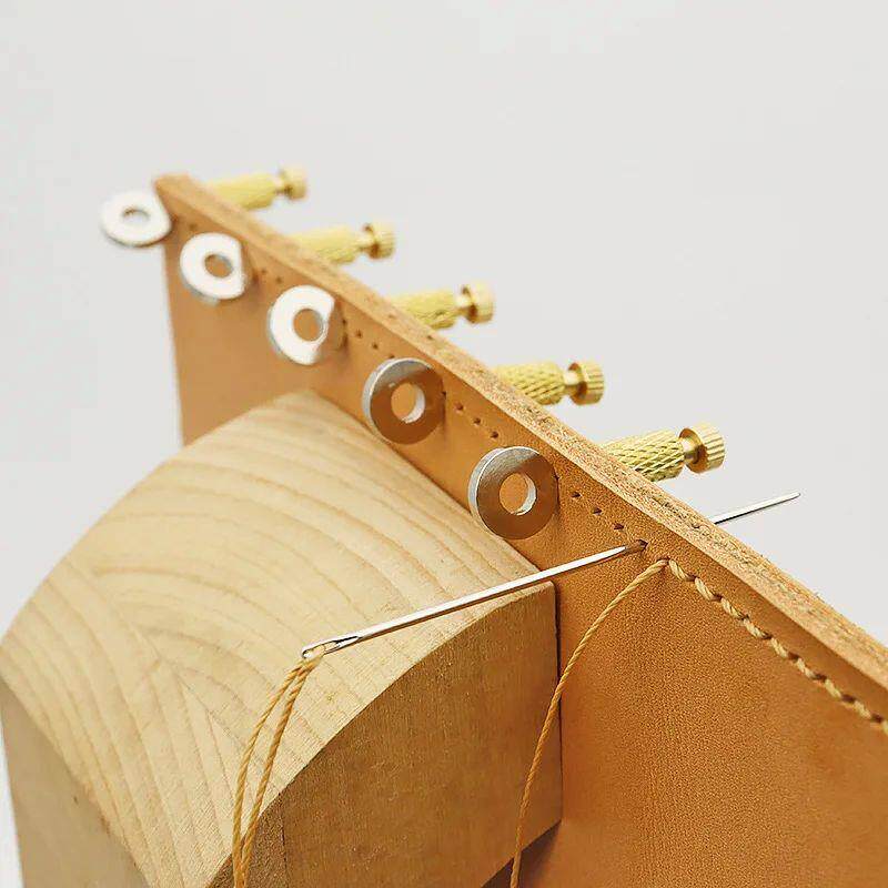 5pcs Suture Positioning Needle Diy Manual Leather Suture Cla - 实物图