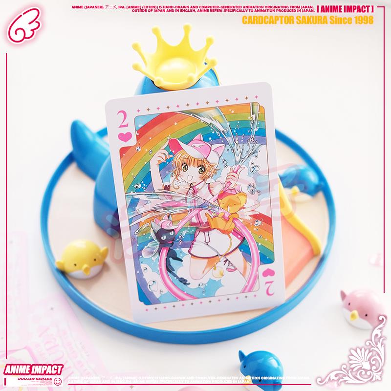 日本同人魔卡少女樱角色牌篇16特装版cos纪念扑克牌54张 百变小樱