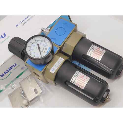 nanpu南普气源处理器UFR/L-02 03 04空气过滤器 二联件油水分离器