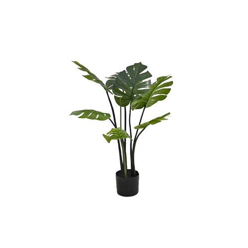 北欧仿真绿植龟背树春芋软装造景假树商场橱窗大型落地植物龟背叶