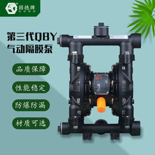 供应边锋机械固德牌QYB3系列气动隔膜泵铝合金自吸气动隔膜泵批发