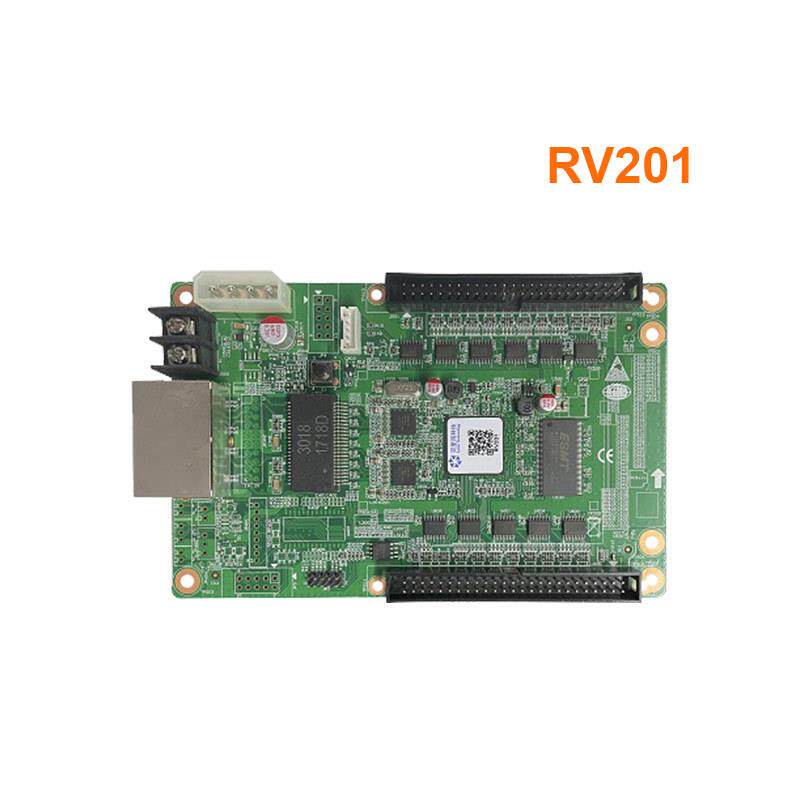 灵星雨RV201控制卡LED屏单色卡需加转接板可配发送卡DS802D同步卡
