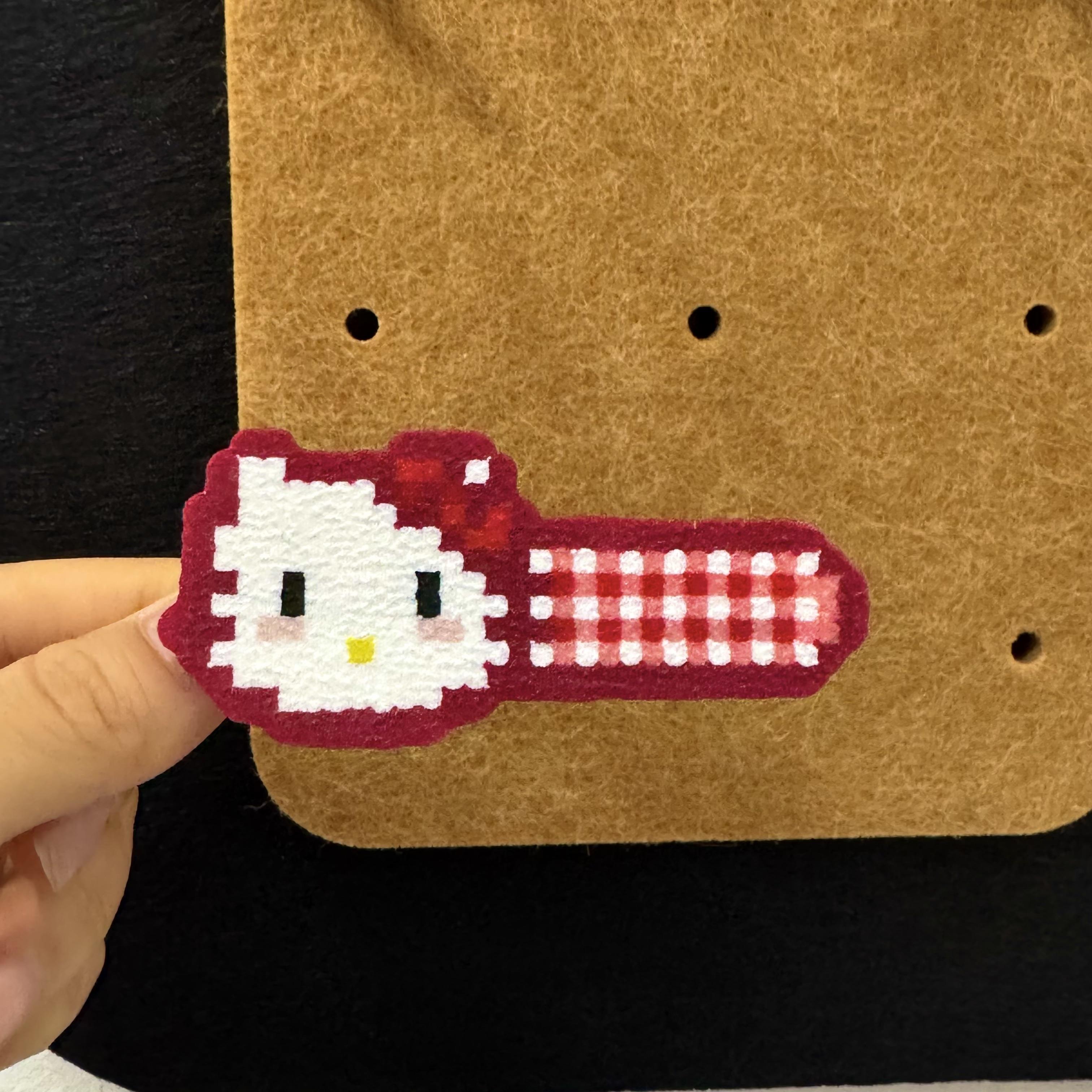 拼豆成品发夹Hellokitty送朋友送闺蜜礼物所见即所得