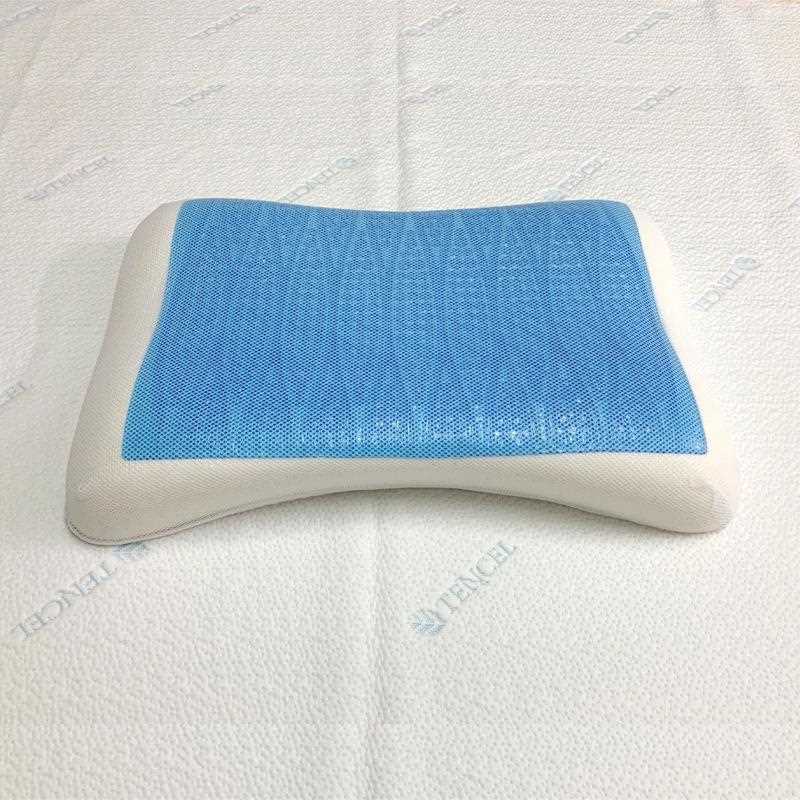 蝶形颈椎枕慢回弹高密度记忆绵凝胶护颈枕芯深睡眠清凉成人枕头